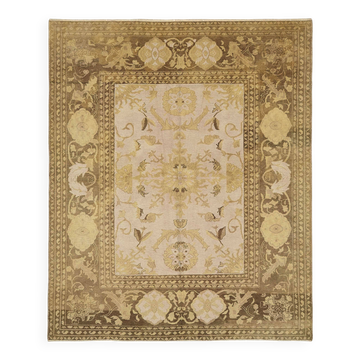 Turkish Handknotted Wool Oushak Rug 240 cm x 290 cm