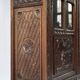 Antique Breton display cabinet in chestnut, France, circa 1880–1890
