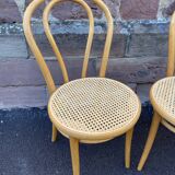 Pair of vintage bistro coffee chairs