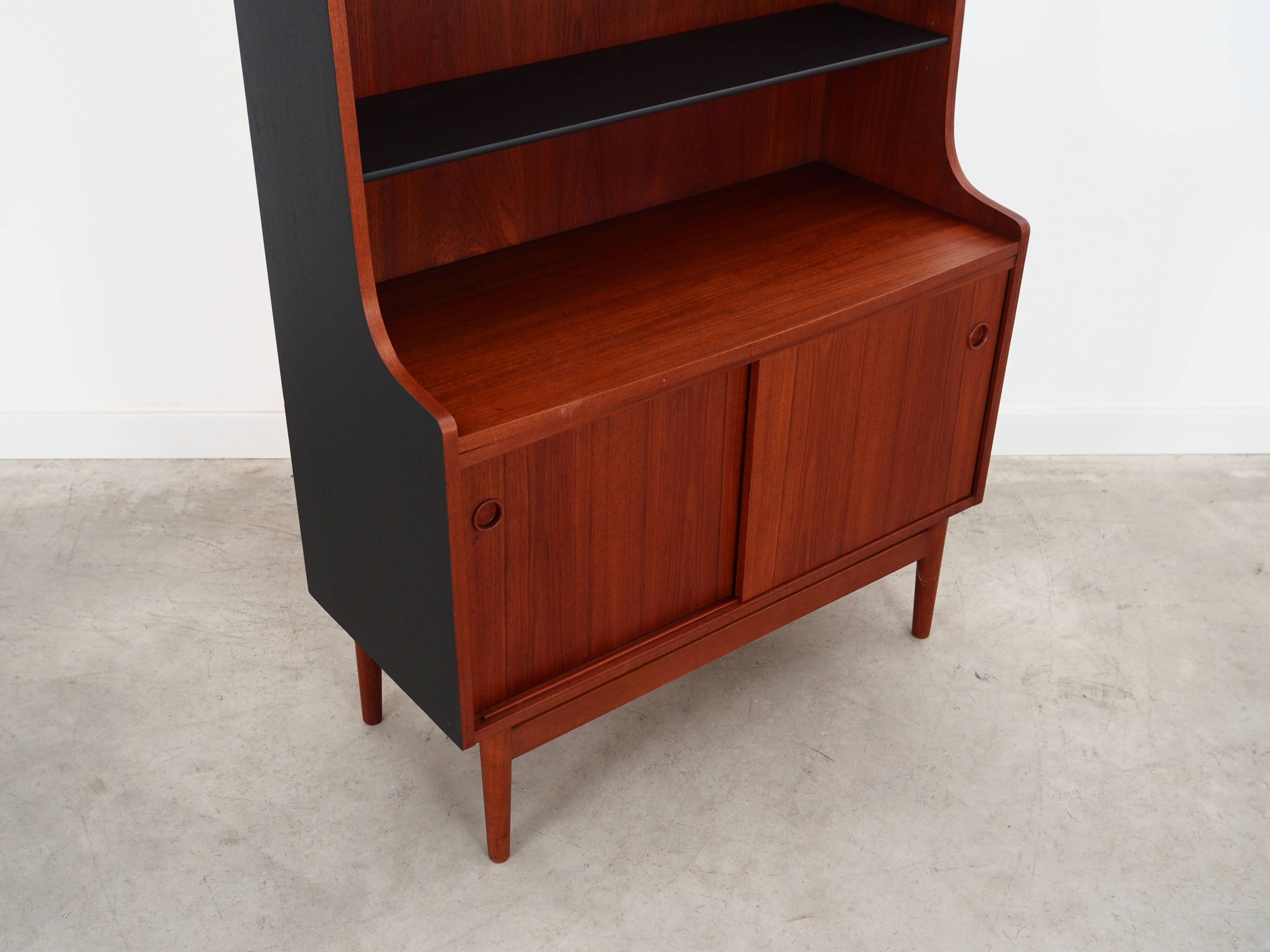 Teak bookcase, Danish design, 1960s, production: Denmark