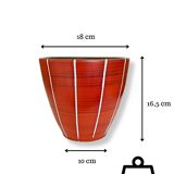 Mid Century Ceramic Flower Pot