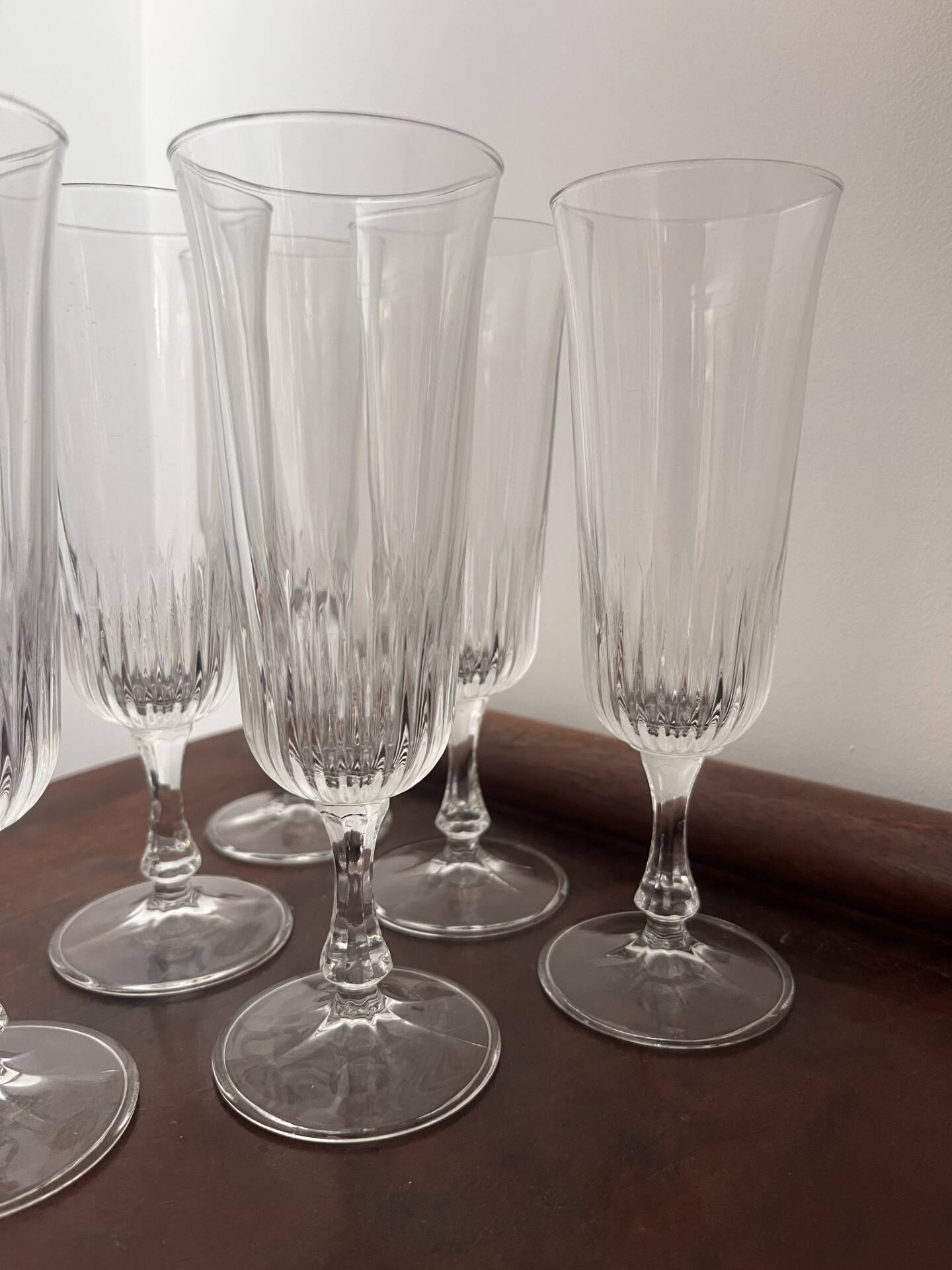 6 flûtes à champagne