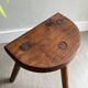 Tabouret tripode bois