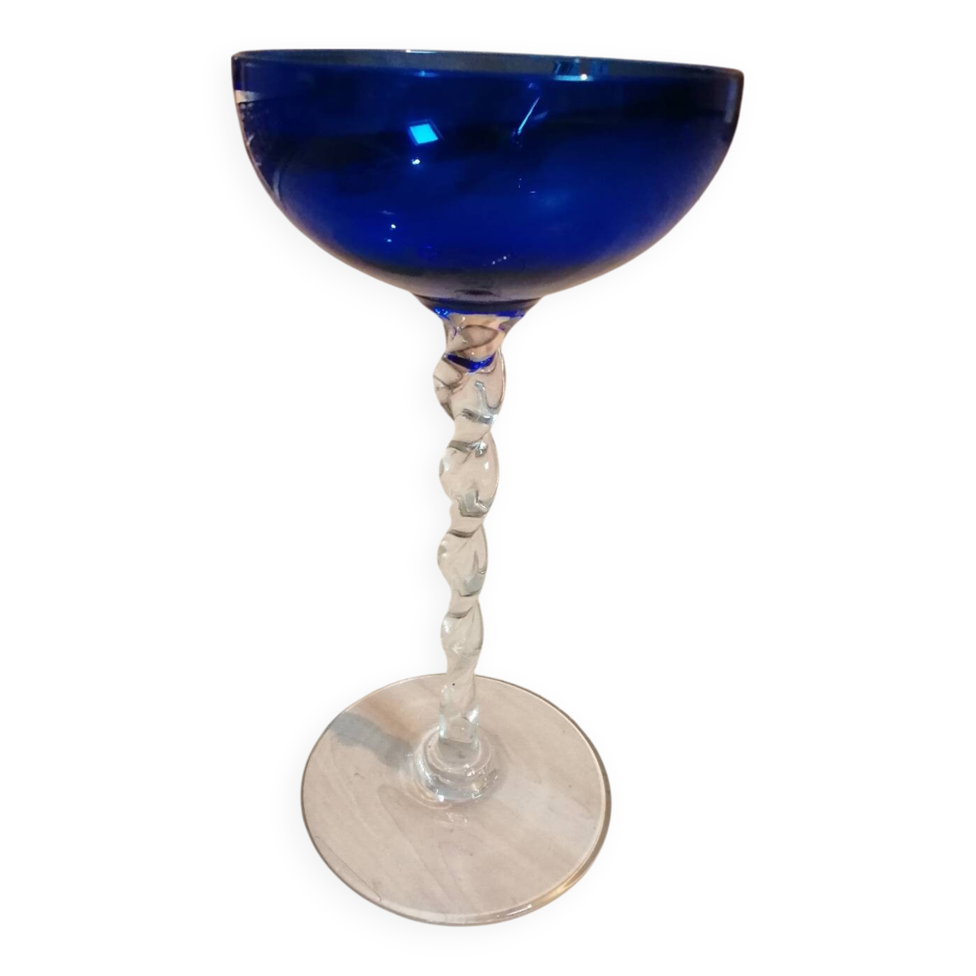 Blue bowl on St Louis stand