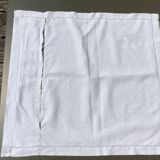 Fine linen round crocheted openwork mini day pillowcase
