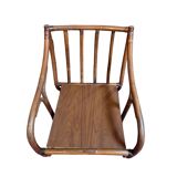 Pair of vintage rattan armchairs  
1960s–1970s