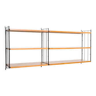 String shelf 60s, walnut shelves