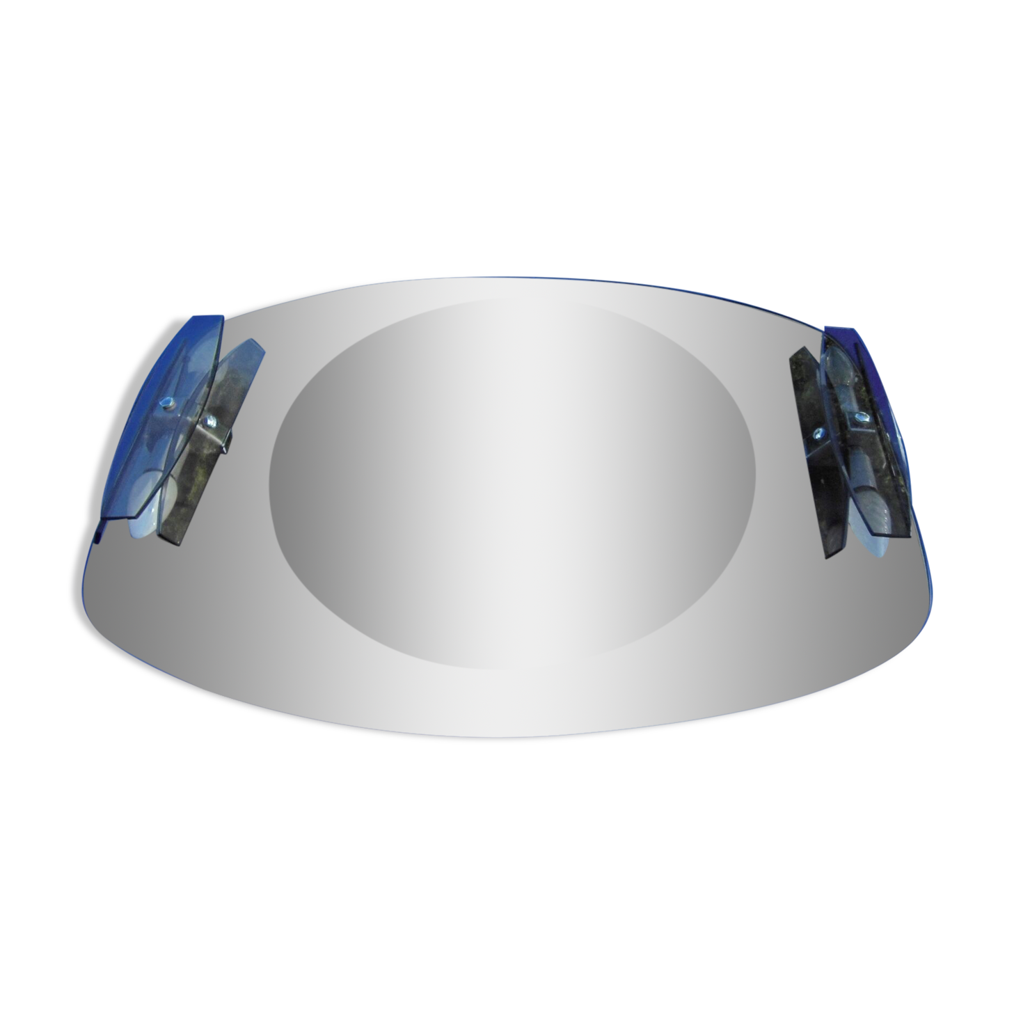 Mirror Fontana Arte with wall lamps