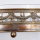 Louis XVI oval centerpiece in silver metal - 19th century