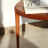 Round teak coffee table - Johannes Andersen - CF Christensen from Silkeborg