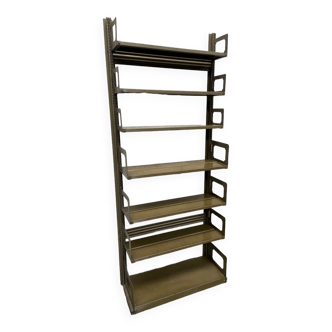 Strafor industrial metal shelf 1930s