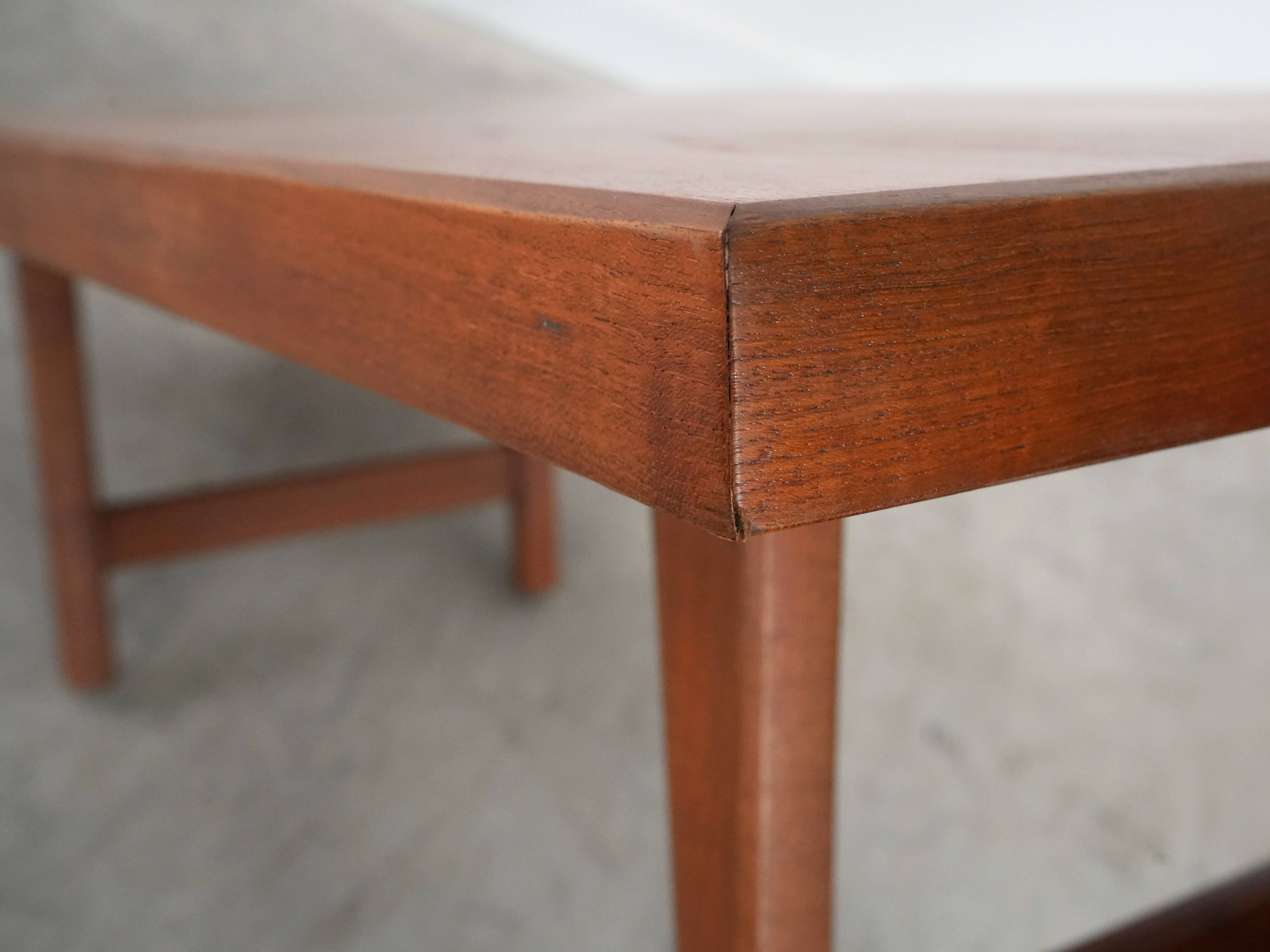 Teak coffee table, Danish design, 1970s, production: Denmark