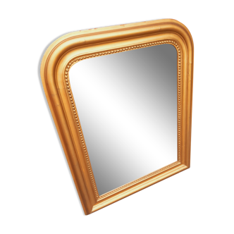 Miroir Louis Philippe bois doré, 61x50 cm