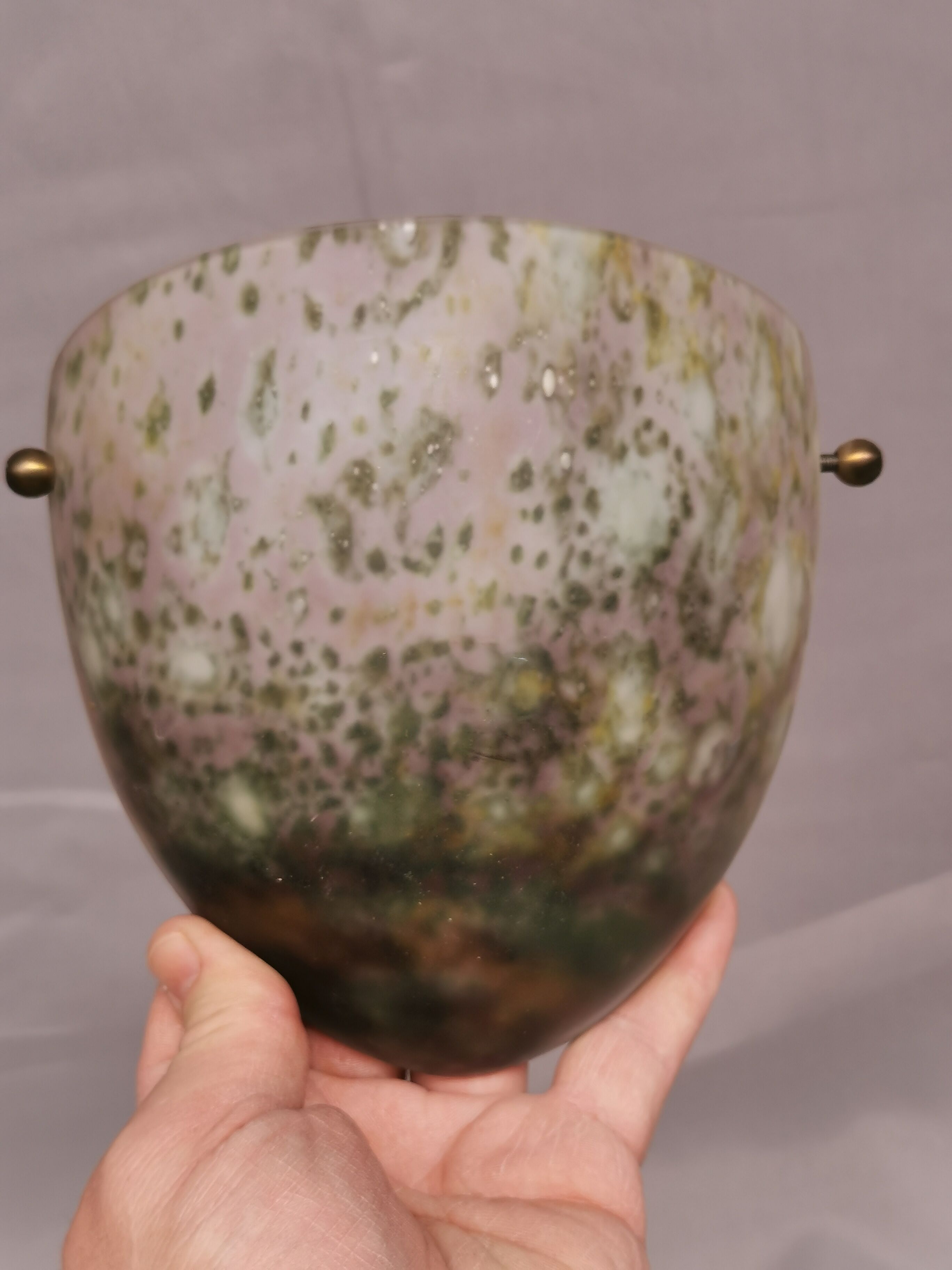 Beautiful Glass Pate Wall Lamp