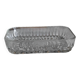 Molded glass ramekin / butter dish