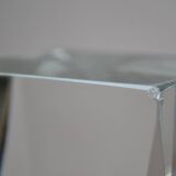 Murano Sommerso Vase Gray Blue 30 cm Vintage 1970