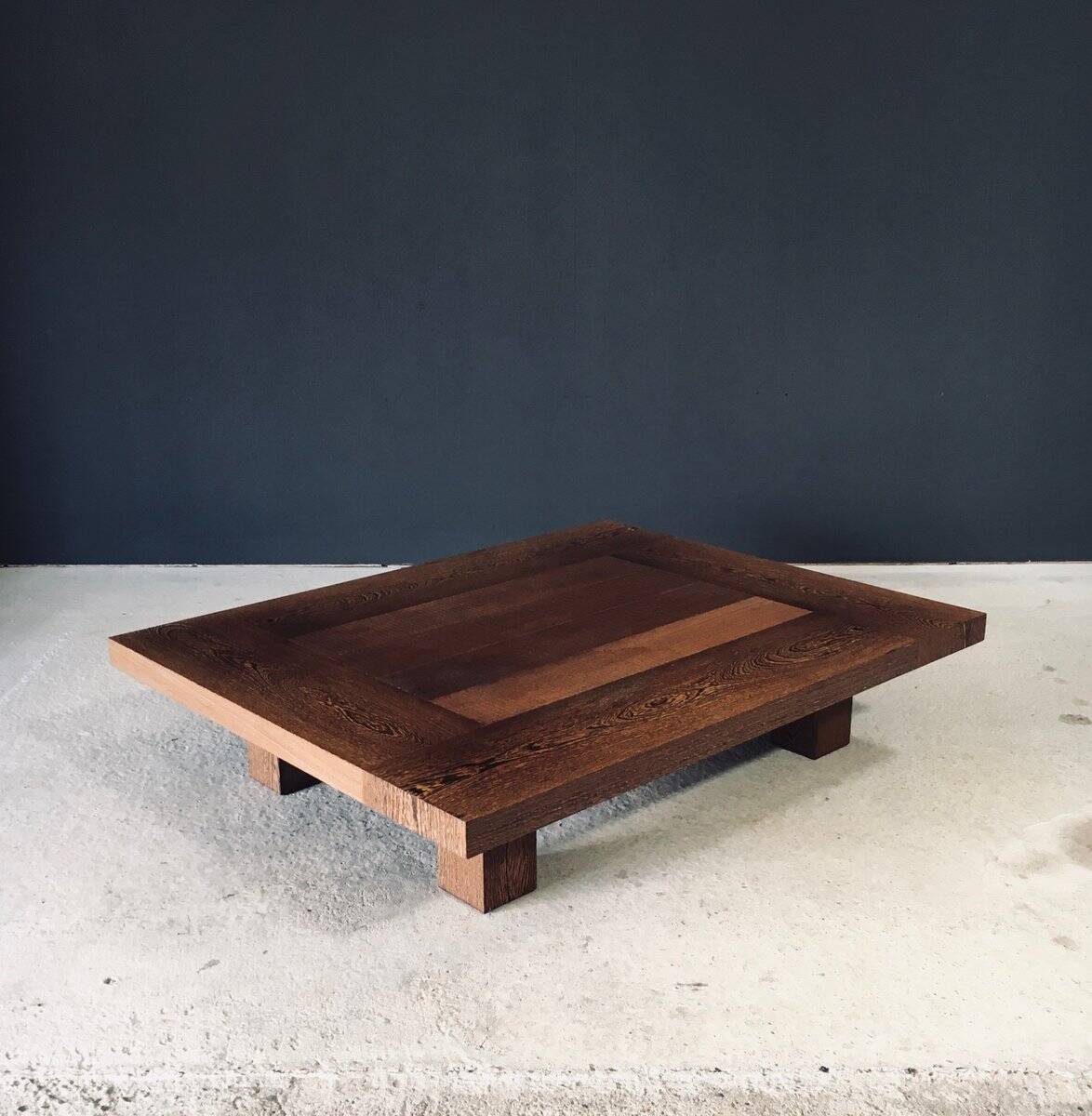 Postmodern Wengé Coffee Table, 1990s