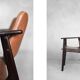 Vintage Mid-Century Scandinavian Modern Mahogany Office Chair, 1960s