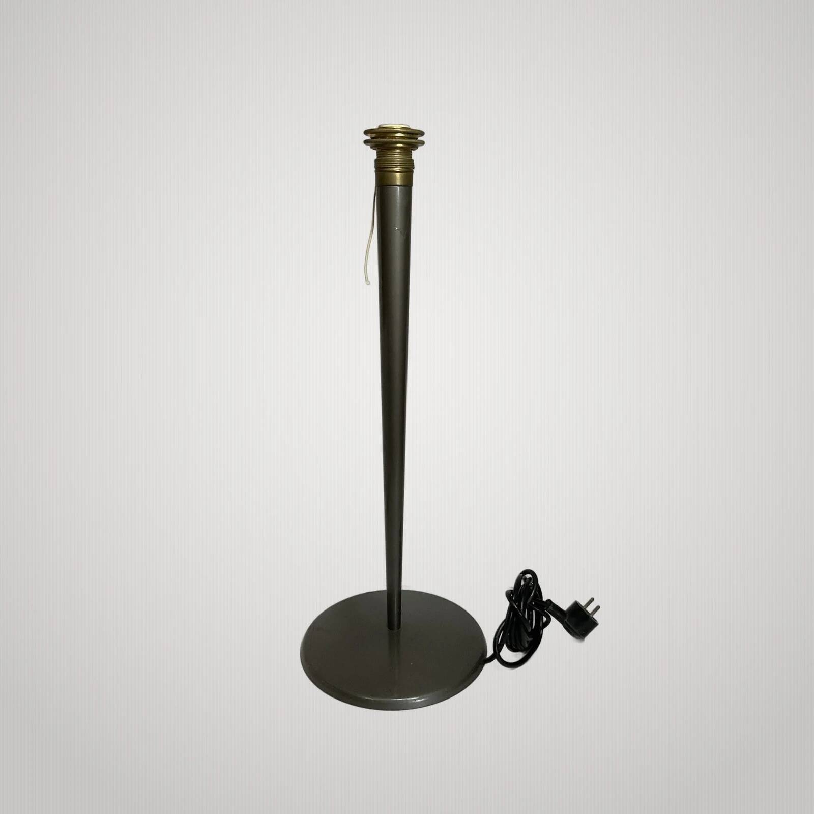 Old large lamp lita jacques biny, industrial workshop model, mazda