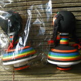 Turned wooden doll