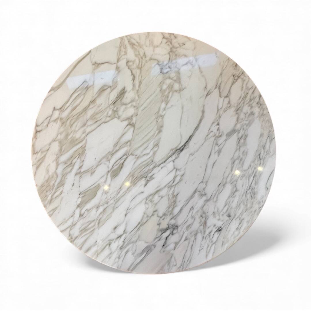 Osvaldo Borsani round marble table model T69 publisher Tecno Italy 1960