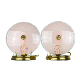 Nightside table lamps, Italy, 1950s, set of 2