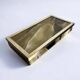 Aldo Tura style vanity box in lucite with dry tobacco leaves, 1970s