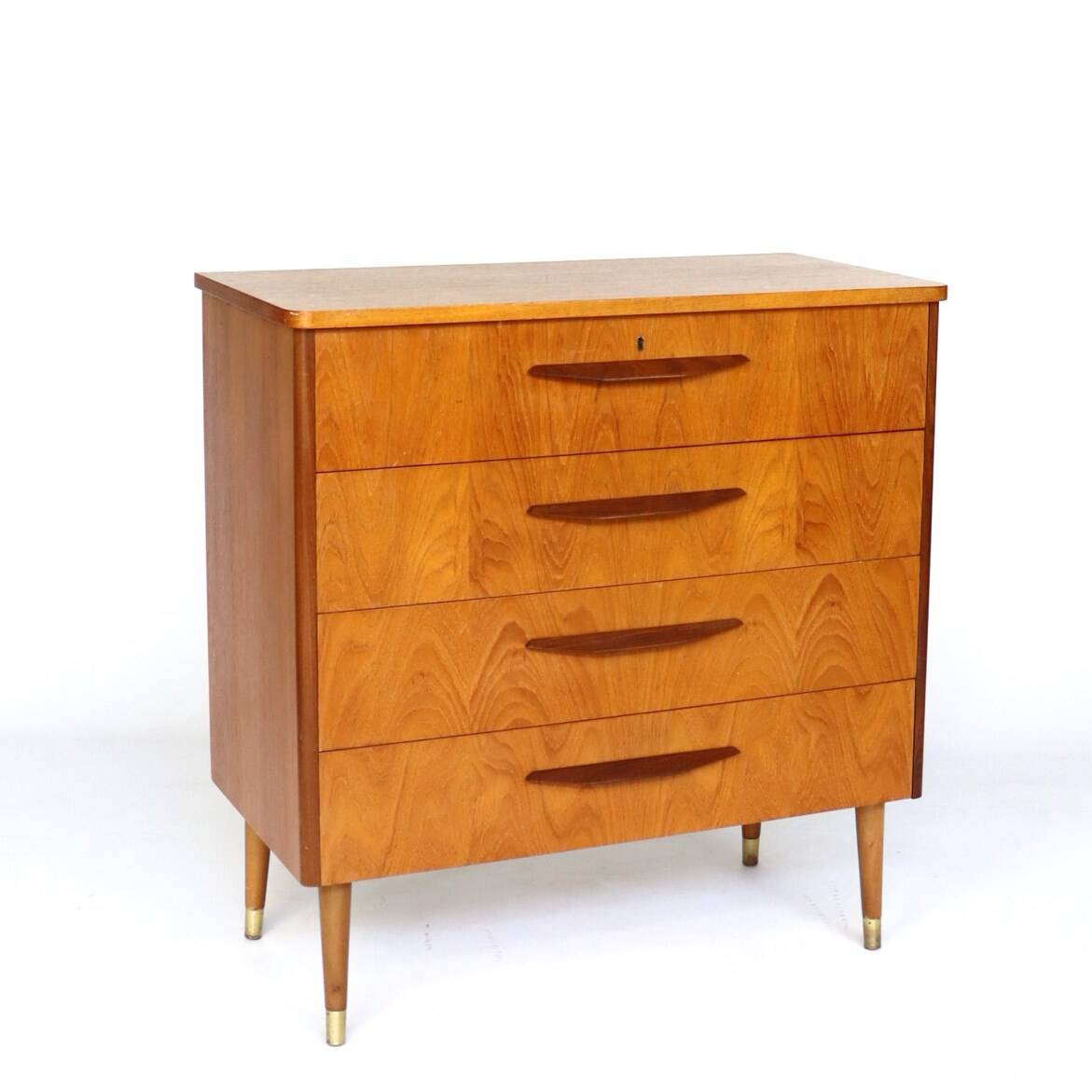 Scandinavian teak chest of drawers from the 60s