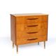 Commode scandinave en teck, Suède années 60