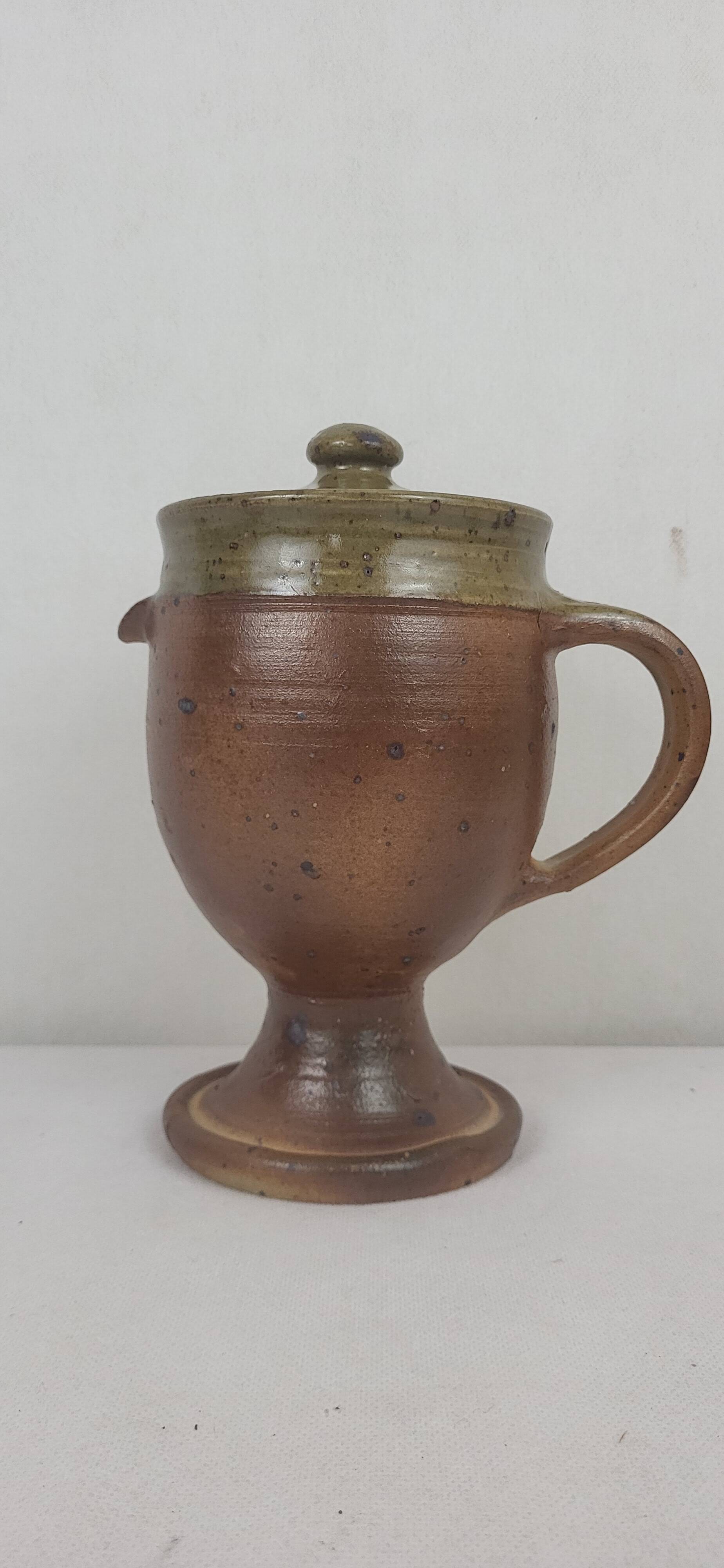 Pierre Digan stoneware teapot / coffee pot
