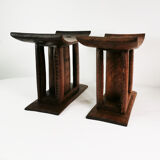 Ashanti-Akan Stools, Gahana, 1950s