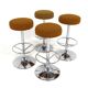 Set de 4 tabourets de bar, Börje Johansson, Markaryd, Suède, 1970