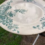 6 Flat plates iron earth by Bertrand Bordeaux / model Anémones