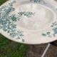 6 Flat plates iron earth by Bertrand Bordeaux / model Anémones