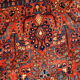Handmade antique Persian Sarouk rug 3.4' x 5.3' (103cm x 161cm) 1920s - 1B697