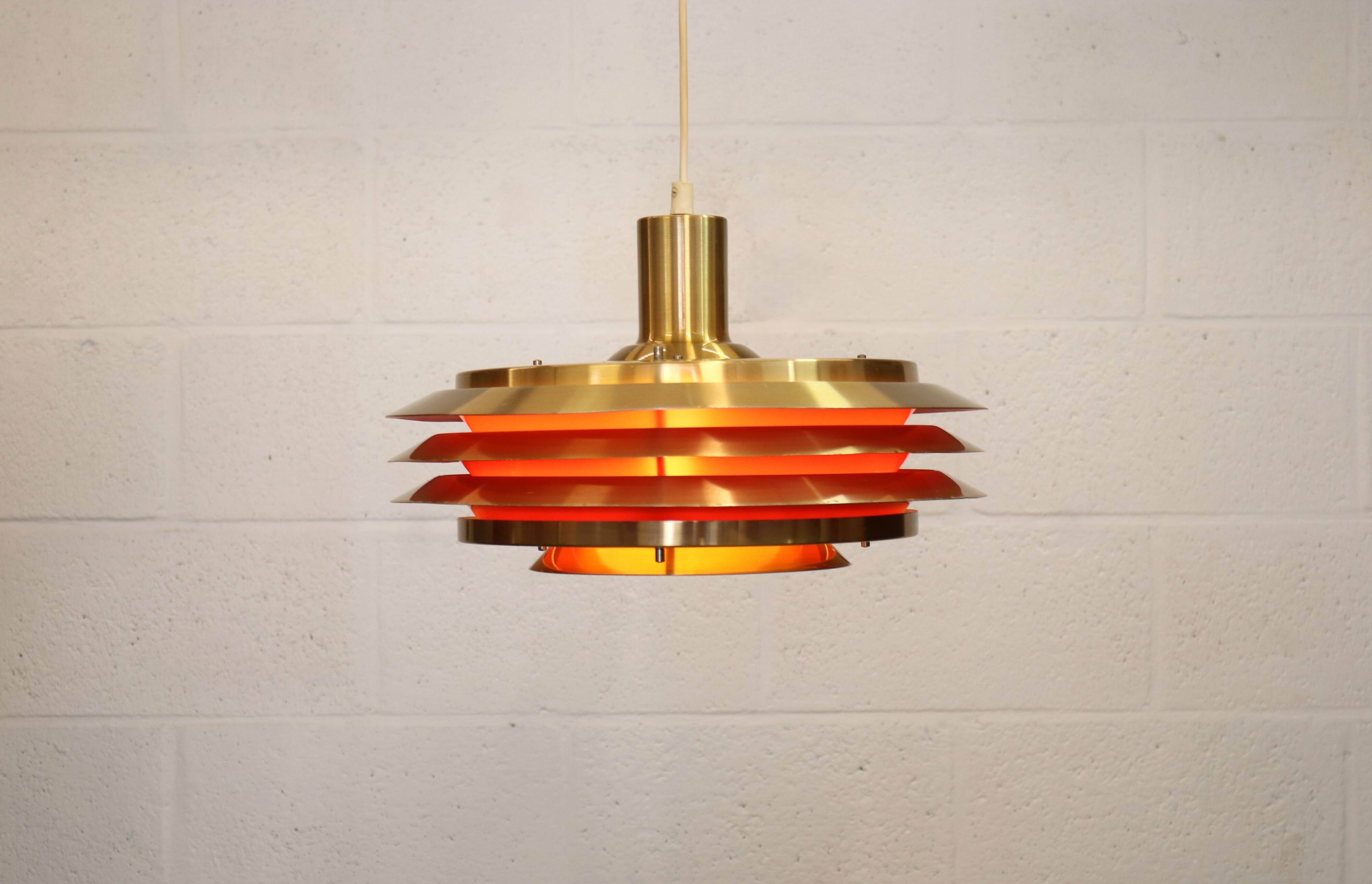 Very rare old Danish design lamp by Teknika model 400  - 60's
