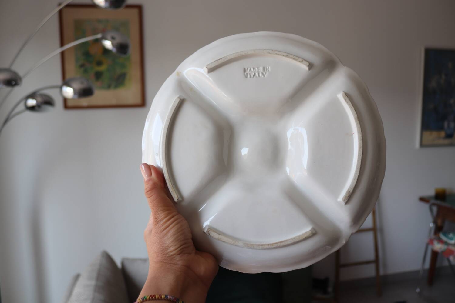 Italian ceramic lemon aperitif dish