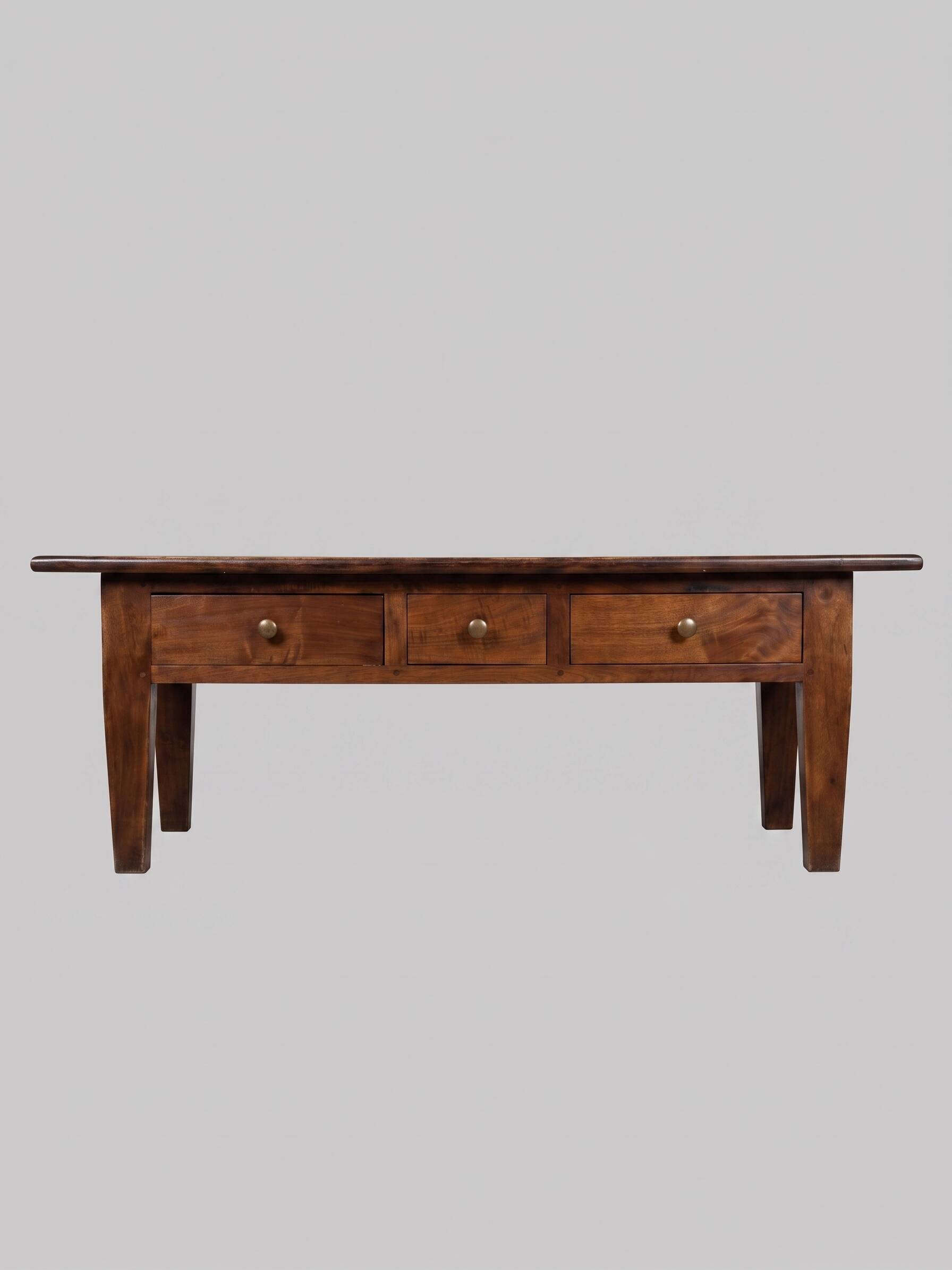 Solid walnut coffee table
