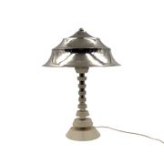 Lampe de table pagode de l'âge spatial, France années 1970
