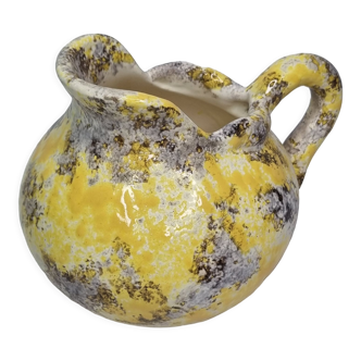 Ceramic pitcher signed Jérôme Massier Vallauris
