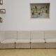 Mid-Century Beige Corduroy Modular Sofa, 1970s