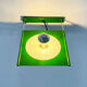 Green metal wall lamp 1970s