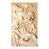 Bas-relief with flowers