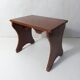 Small wooden step bench