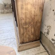 XXL industrial sideboard with glass doors