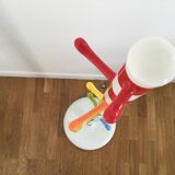 Vintage designer coat rack by Krokig Memphis