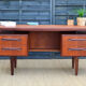 By G-Plan teak desk
