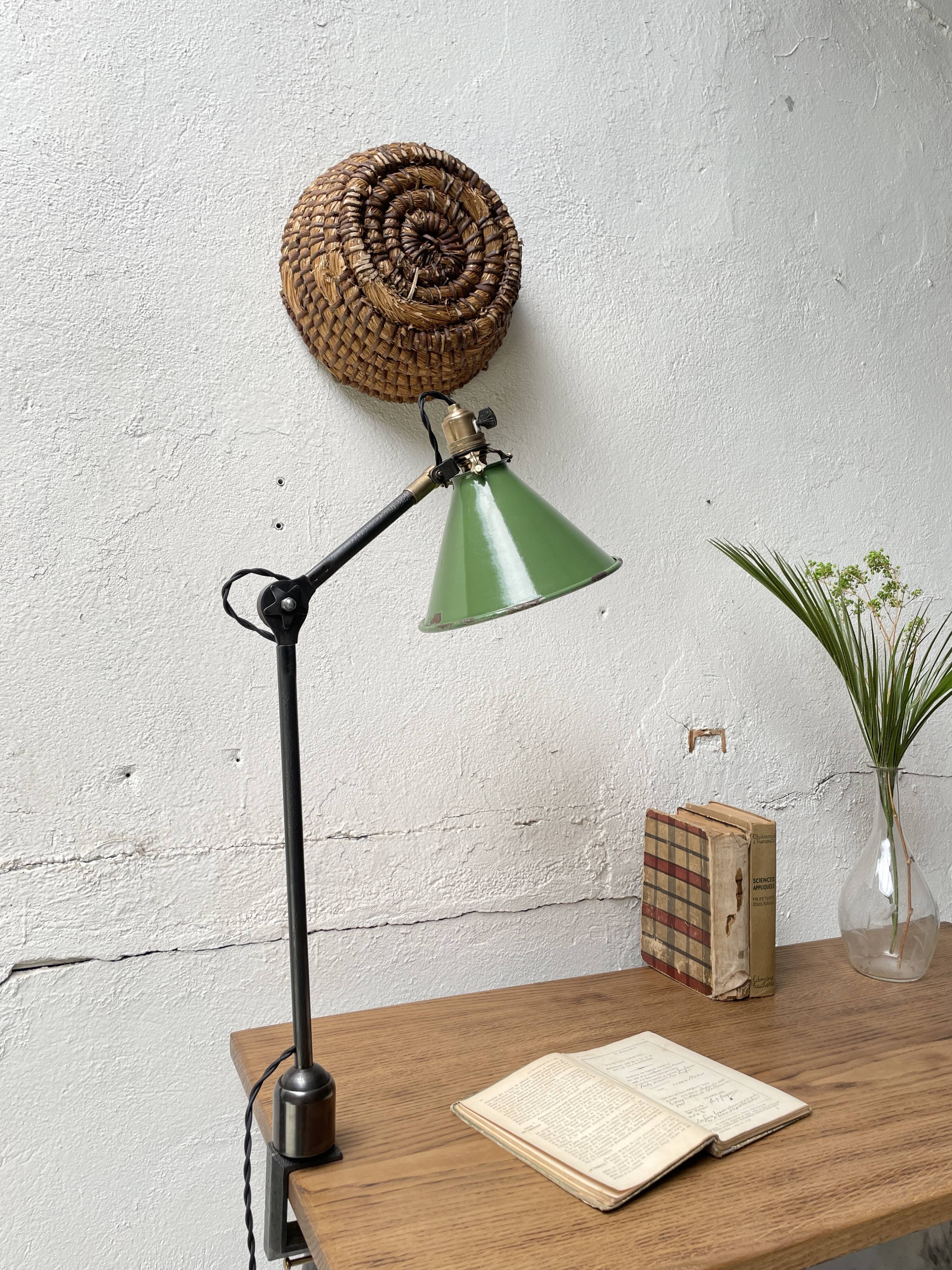 Mazda vice desk lamp, circa 1930
