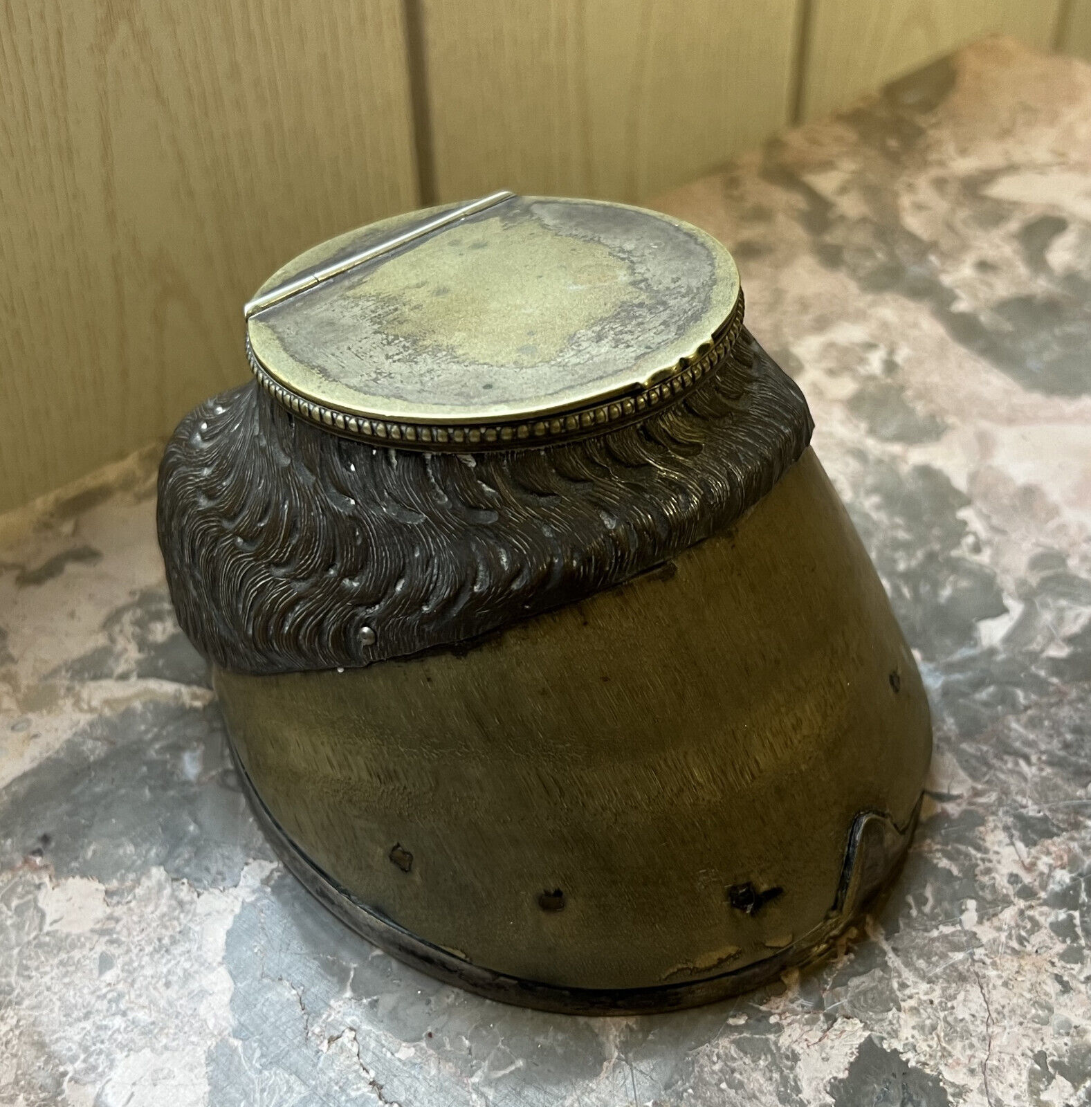 Smoking set three pieces nineteenth century called souvenir