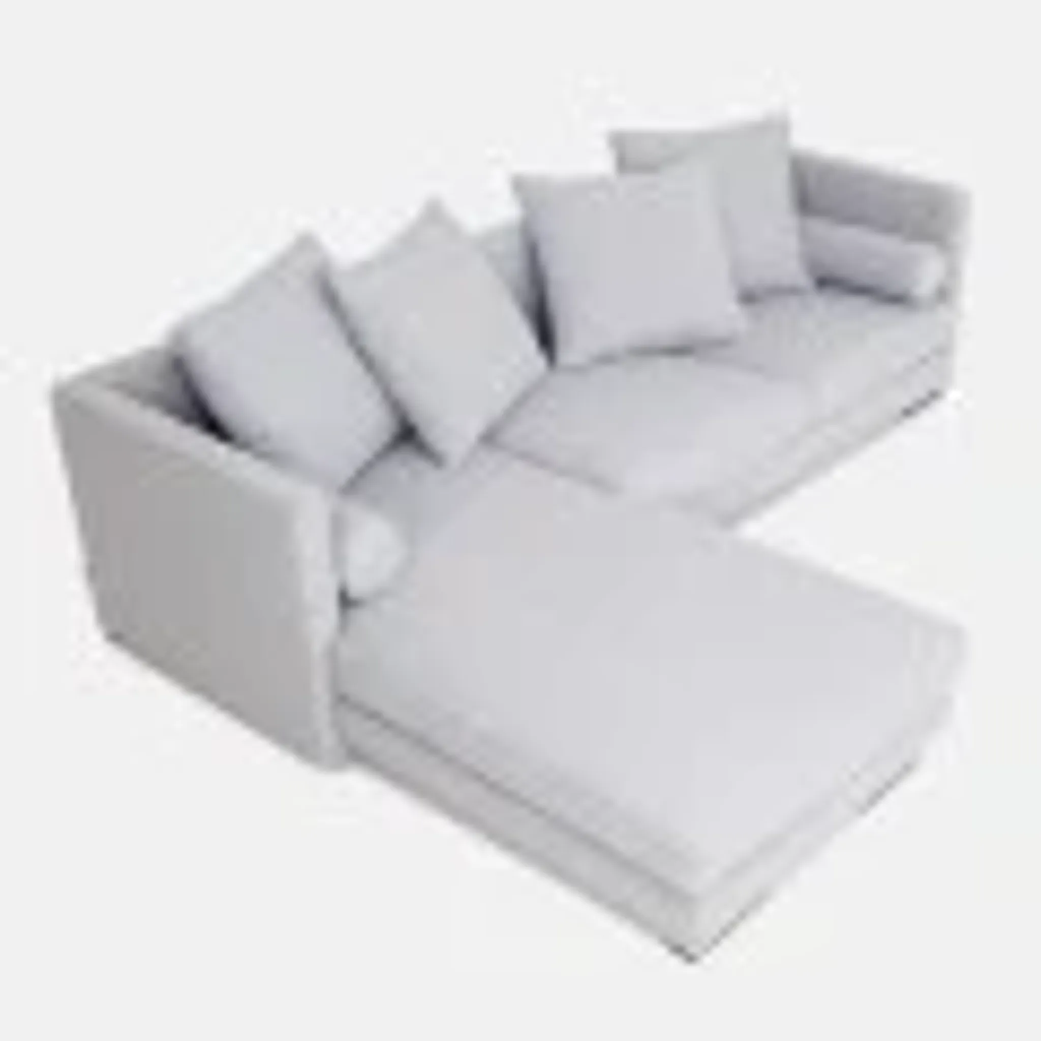 Corner sofa MALMO dove grey, Scandinavian design